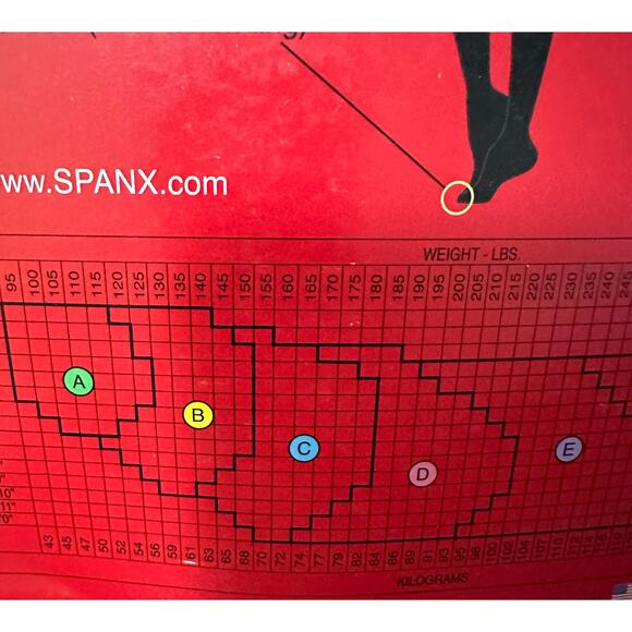 Spanx Tight-End Body Shaping Tights Heather Charcoal Size C New - Picture 4 of 4